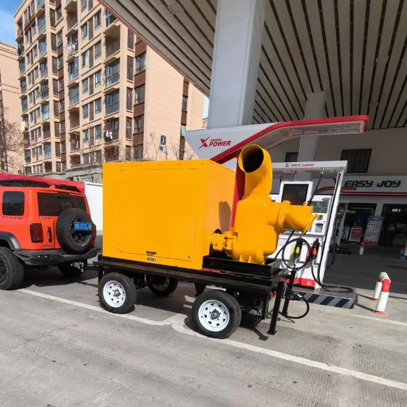 Diesel engine-driven sewage pump Diesel engine-driven sewage pump